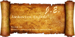 Jankovics Enikő névjegykártya