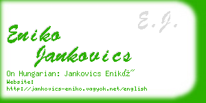 eniko jankovics business card